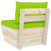 Thumbnail for Garten-Paletten-Mittelsofa mit Kissen Imprägniertes Fichtenholz