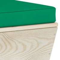 Thumbnail for Garten-Palettensofa 2-Sitzer mit Kissen Fichtenholz