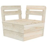 Thumbnail for Garten-Palettensofa 2-Sitzer Impregniertes Fichtenholz
