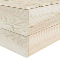 Thumbnail for Garten-Palettensofa 2-Sitzer Impregniertes Fichtenholz