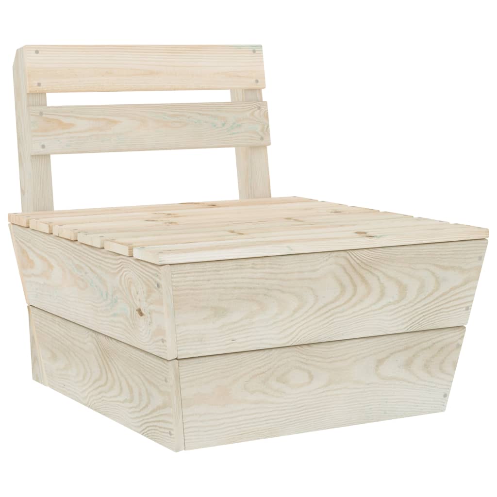 5-tlg. Garten-Paletten-Lounge-Set Imprägniertes Fichtenholz