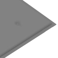 Thumbnail for Klappbare Gartenbank mit Auflage 118 cm Bambus