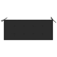 Thumbnail for Klappbare Gartenbank mit Auflage 118 cm Bambus