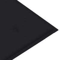 Thumbnail for Klappbare Gartenbank mit Auflage 118 cm Bambus