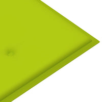 Thumbnail for Klappbare Gartenbank mit Auflage 118 cm Bambus