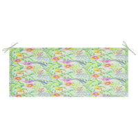 Thumbnail for Klappbare Gartenbank mit Auflage 118 cm Bambus