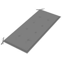 Thumbnail for Gartenbank mit Auflage 120 cm Bambus