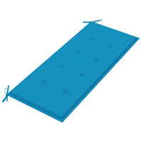 Thumbnail for Gartenbank mit Auflage 120 cm Bambus