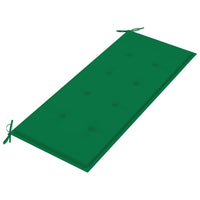 Thumbnail for Gartenbank mit Auflage 120 cm Bambus