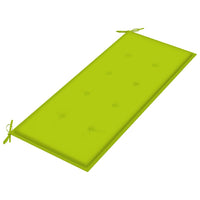 Thumbnail for Gartenbank mit Auflage 120 cm Bambus