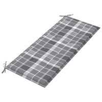 Thumbnail for Gartenbank mit Auflage 120 cm Bambus