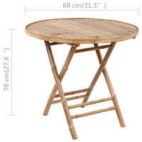 Thumbnail for 5-tlg. Garten-Essgruppe mit Kissen Klappbar Bambus