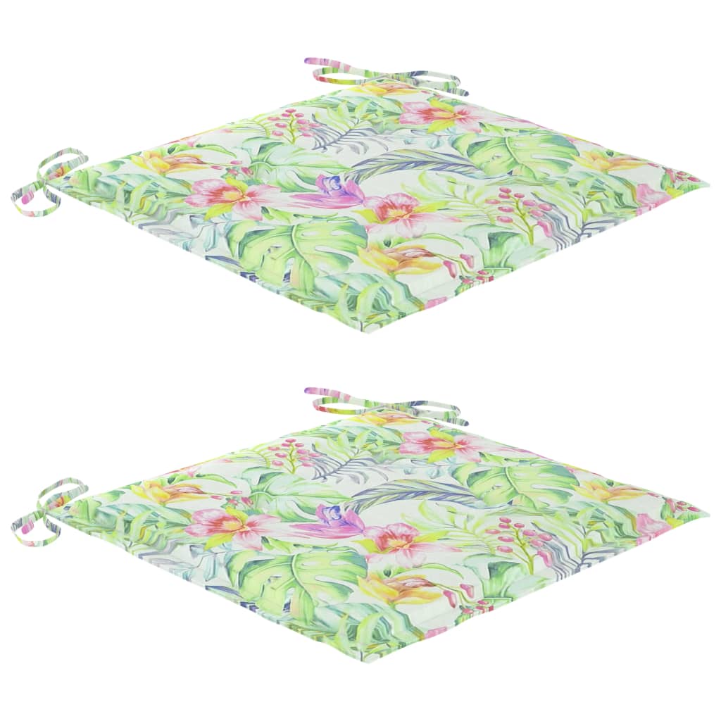 Klappbare Gartenstühle 2 Stk. mit Kissen Bambus