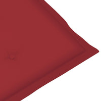 Thumbnail for Liegestuhl mit Fußstütze und Auflage Akazie Massivholz