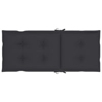 Thumbnail for Verstellbare Gartenstühle 2 Stk. mit Auflagen Massivholz Akazie