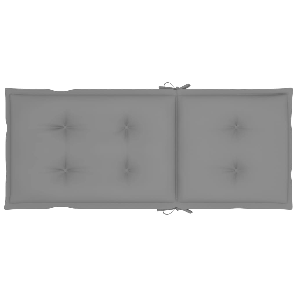 Klappbare Gartenstühle 3 Stk. mit Auflagen Massivholz Akazie