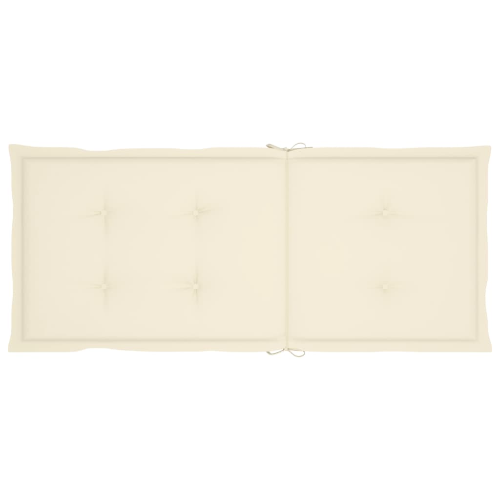 Klappbare Gartenstühle 6 Stk. mit Auflagen Massivholz Akazie