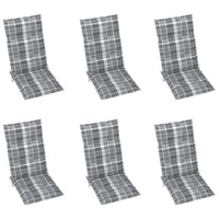 Thumbnail for Klappbare Gartenstühle 6 Stk. mit Auflagen Massivholz Akazie