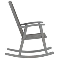 Thumbnail for Schaukelstuhl mit Auflage Grau Massivholz Akazie