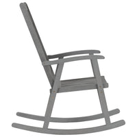 Thumbnail for Schaukelstuhl mit Auflage Grau Massivholz Akazie