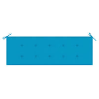 Thumbnail for Gartenbank mit Auflage 157 cm Massivholz Akazie