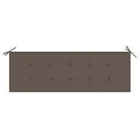 Thumbnail for Gartenbank mit Auflage 157 cm Massivholz Akazie