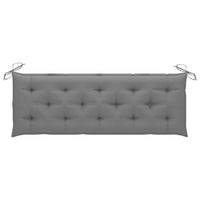 Thumbnail for Gartenbank mit Auflage 157 cm Massivholz Akazie