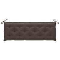 Thumbnail for Gartenbank mit Auflage 157 cm Massivholz Akazie