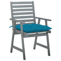 Thumbnail for Garten-Essstühle mit Kissen 2 Stk. Massivholz Akazie