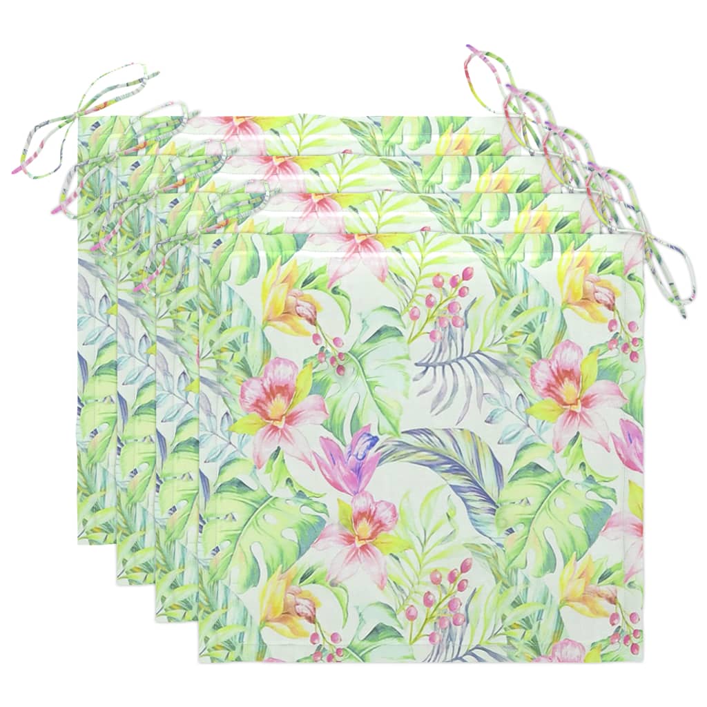 Garten-Essstühle mit Kissen 3 Stk. Massivholz Akazie