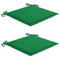 Thumbnail for Klappbare Gartenstühle 2 Stk. mit Kissen Massivholz Akazie