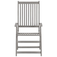 Thumbnail for Verstellbare Gartenstühle 3 Stk. mit Auflagen Massivholz Akazie