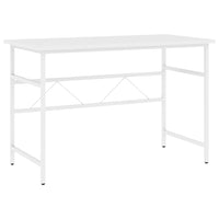 Thumbnail for Computertisch Weiß 105x55x72 cm MDF und Metall