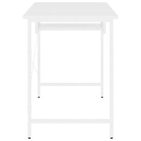 Thumbnail for Computertisch Weiß 105x55x72 cm MDF und Metall