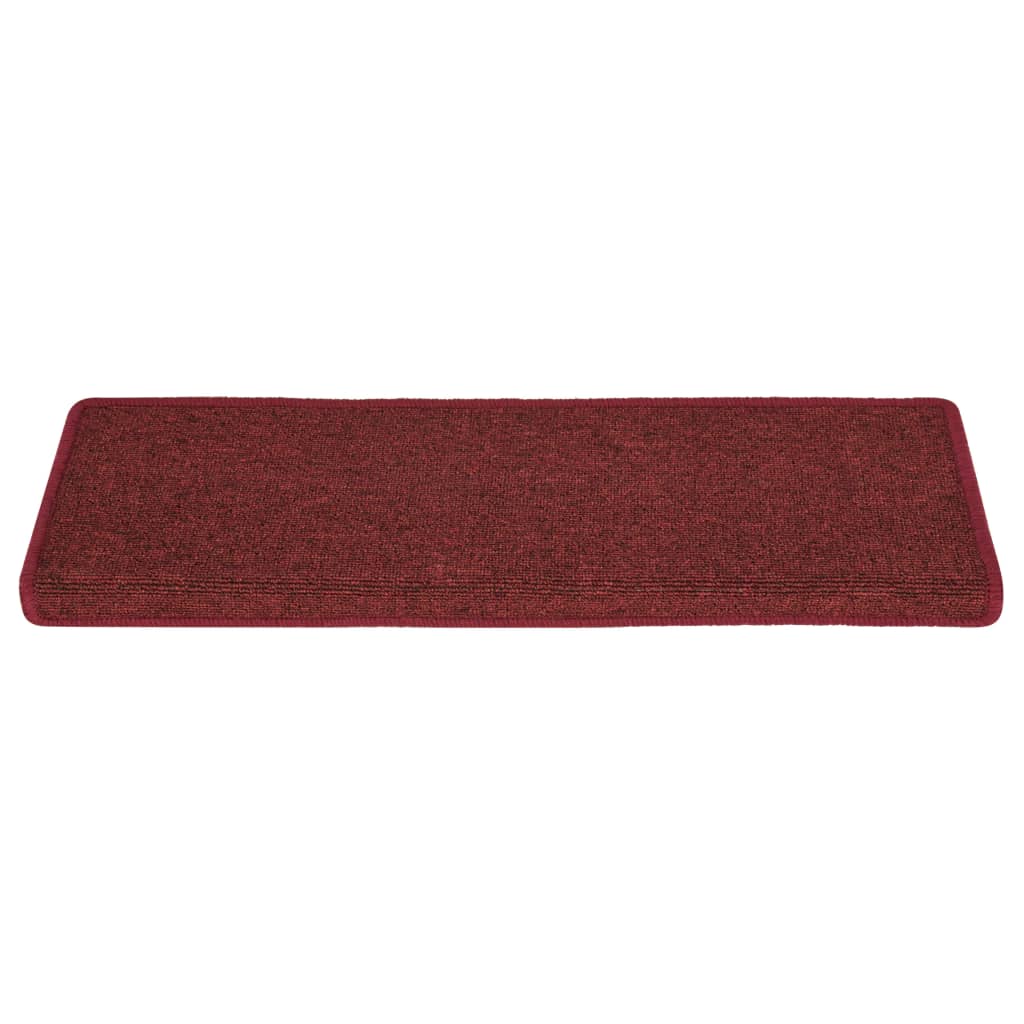 Stufenmatten 15 Stk. 65x25 cm Mattrot