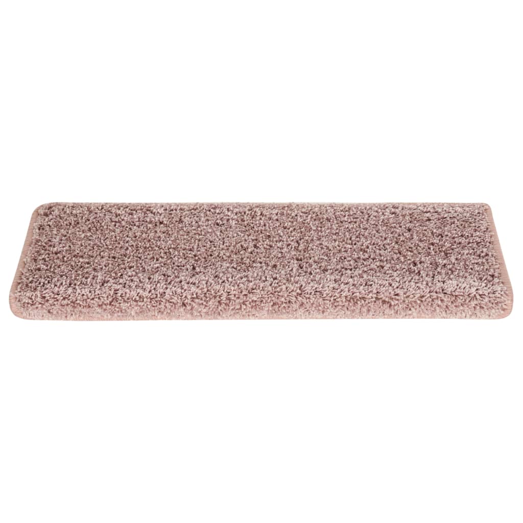 Stufenmatten 15 Stk. 65x25 cm Weiß und Rosa