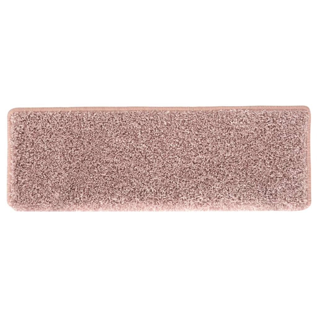 Stufenmatten 15 Stk. 65x25 cm Weiß und Rosa