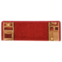 Thumbnail for Treppenmatten Selbstklebend 15 Stk. 65x21x4 cm Rot