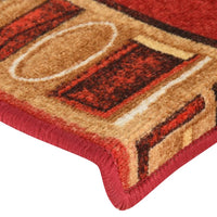 Thumbnail for Treppenmatten Selbstklebend 15 Stk. 65x21x4 cm Rot