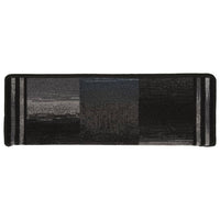 Thumbnail for Treppenmatten Selbstklebend 15 Stk. 65x25 cm Schwarz und Grau