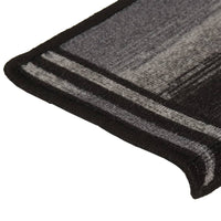Thumbnail for Treppenmatten Selbstklebend 15 Stk. 65x25 cm Schwarz und Grau