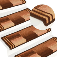 Thumbnail for Treppenmatten Selbstklebend 15 Stk. 65x21x4 cm Braun