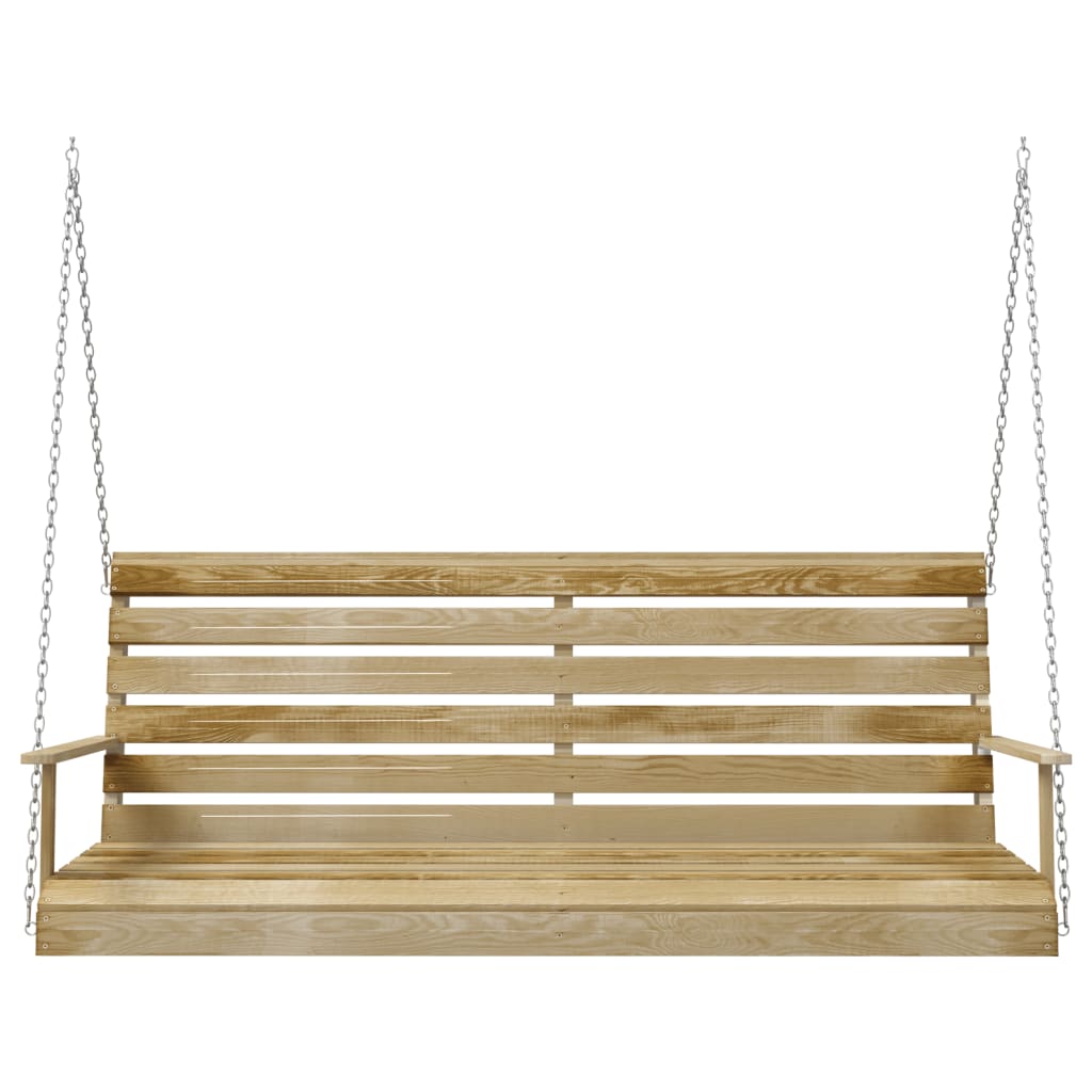 Hollywoodschaukel Kiefernholz Imprägniert 155x65x60 cm
