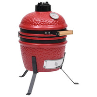 Thumbnail for 2-in-1 Kamado-Grill Smoker Keramik 56 cm Rot