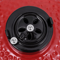 Thumbnail for 2-in-1 Kamado-Grill Smoker Keramik 56 cm Rot