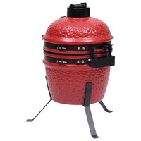 Thumbnail for 2-in-1 Kamado-Grill Smoker Keramik 56 cm Rot