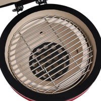 Thumbnail for 2-in-1 Kamado-Grill Smoker Keramik 56 cm Rot