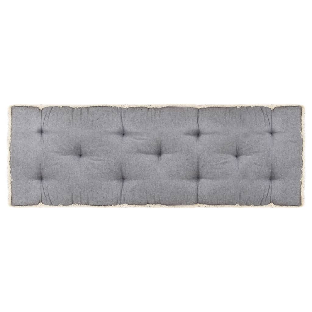 Palettensofa-Kissen Anthrazit 120x40x7 cm