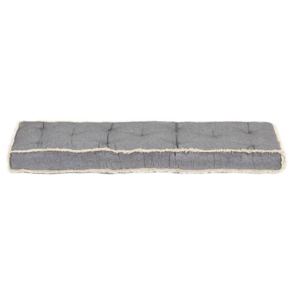 Palettensofa-Kissen Anthrazit 120x40x7 cm