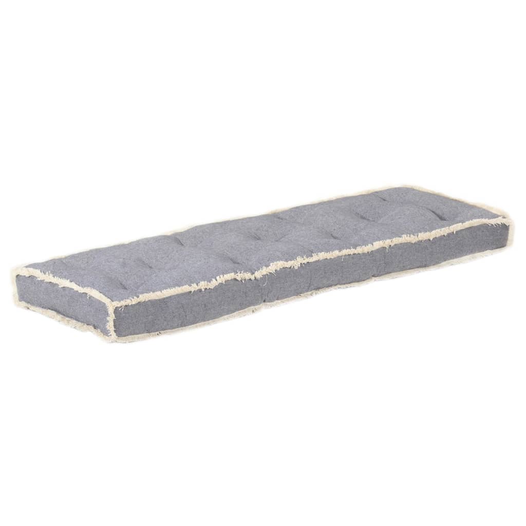 Palettensofa-Kissen Anthrazit 120x40x7 cm